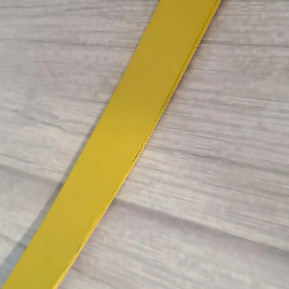 Rudolf Dassler Schuhfabrik Puma Leather Yellow Belt Hard To Find Medium 90cm